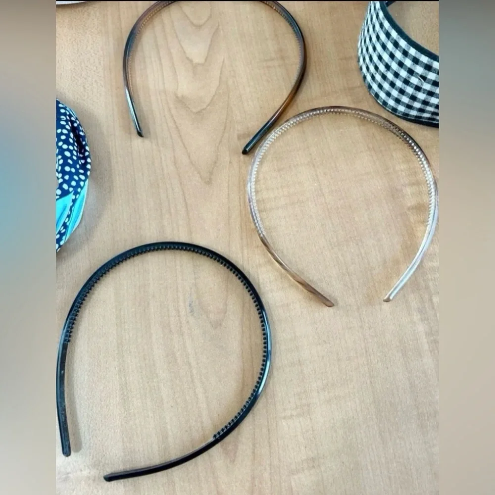 Assorted Women’s Padded and Fabric Headband Set - Multi Colors lot of 8